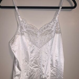 Vintage White Camisole Slip